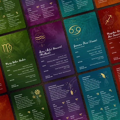 Mother Line Ancestral Card Deck – Connect With Your Maternal Roots