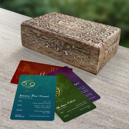 Hand Carved Keepsake Box